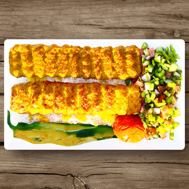 Chicken Luleh Platter.