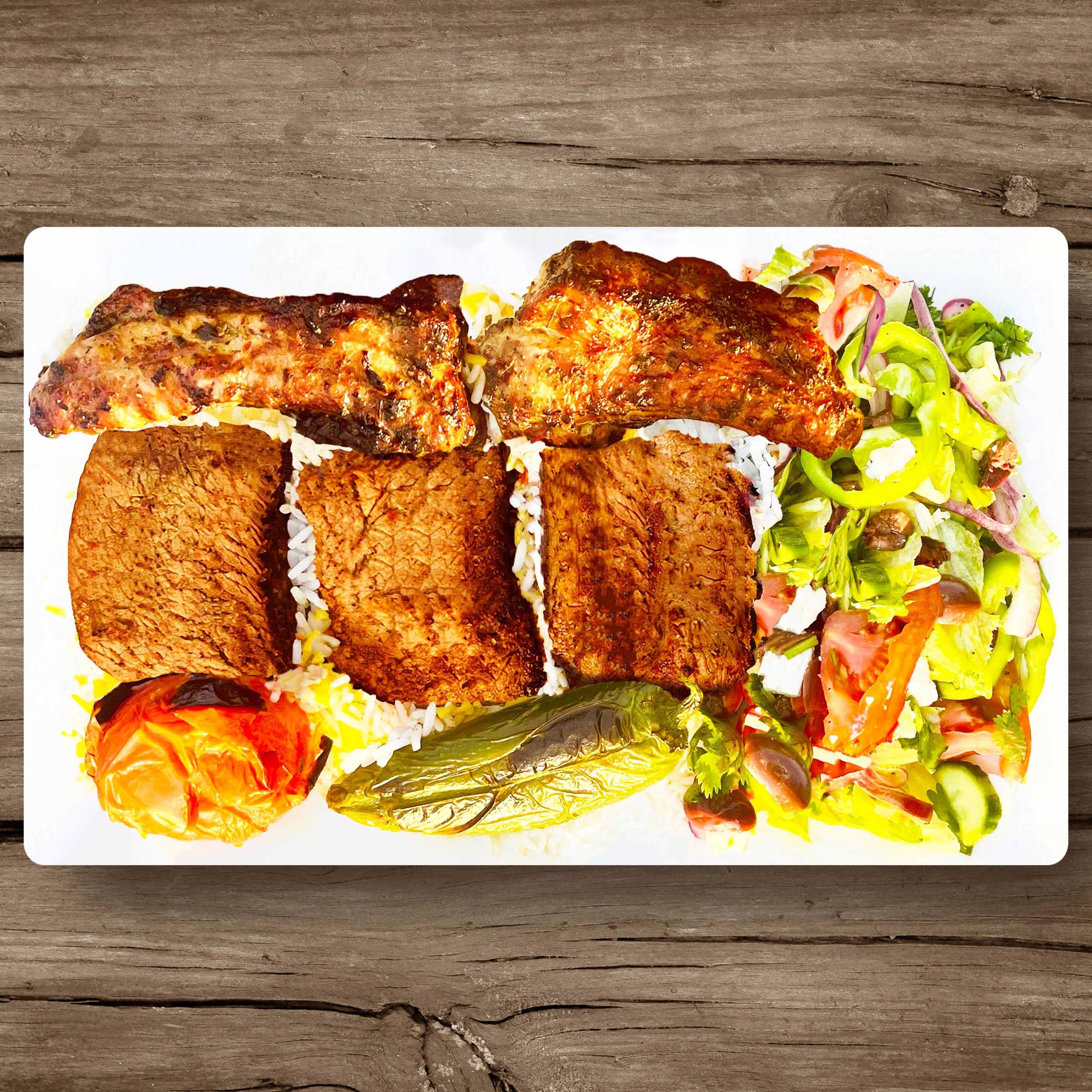 Pork Combo Platter.