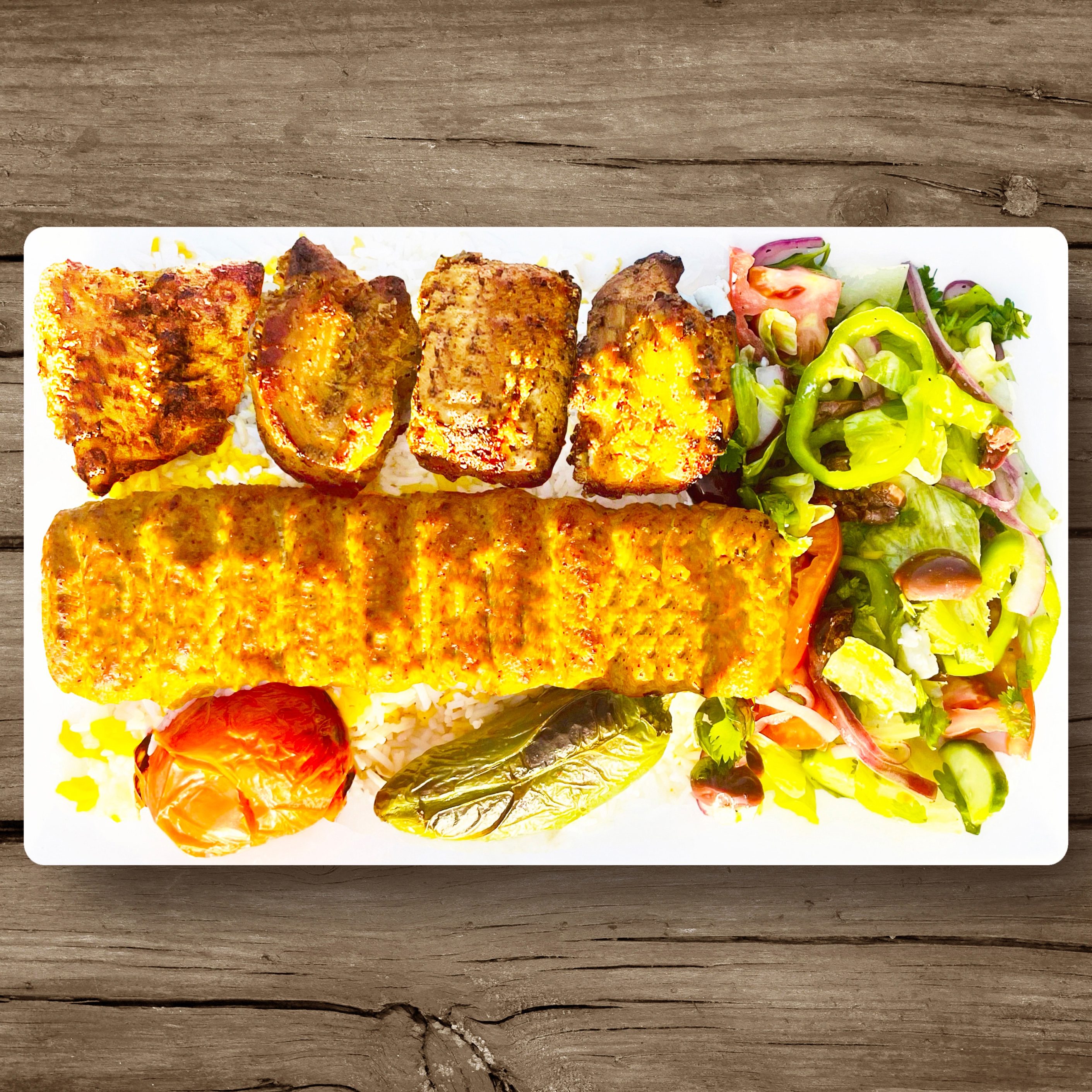 Chicken Combo Platter.