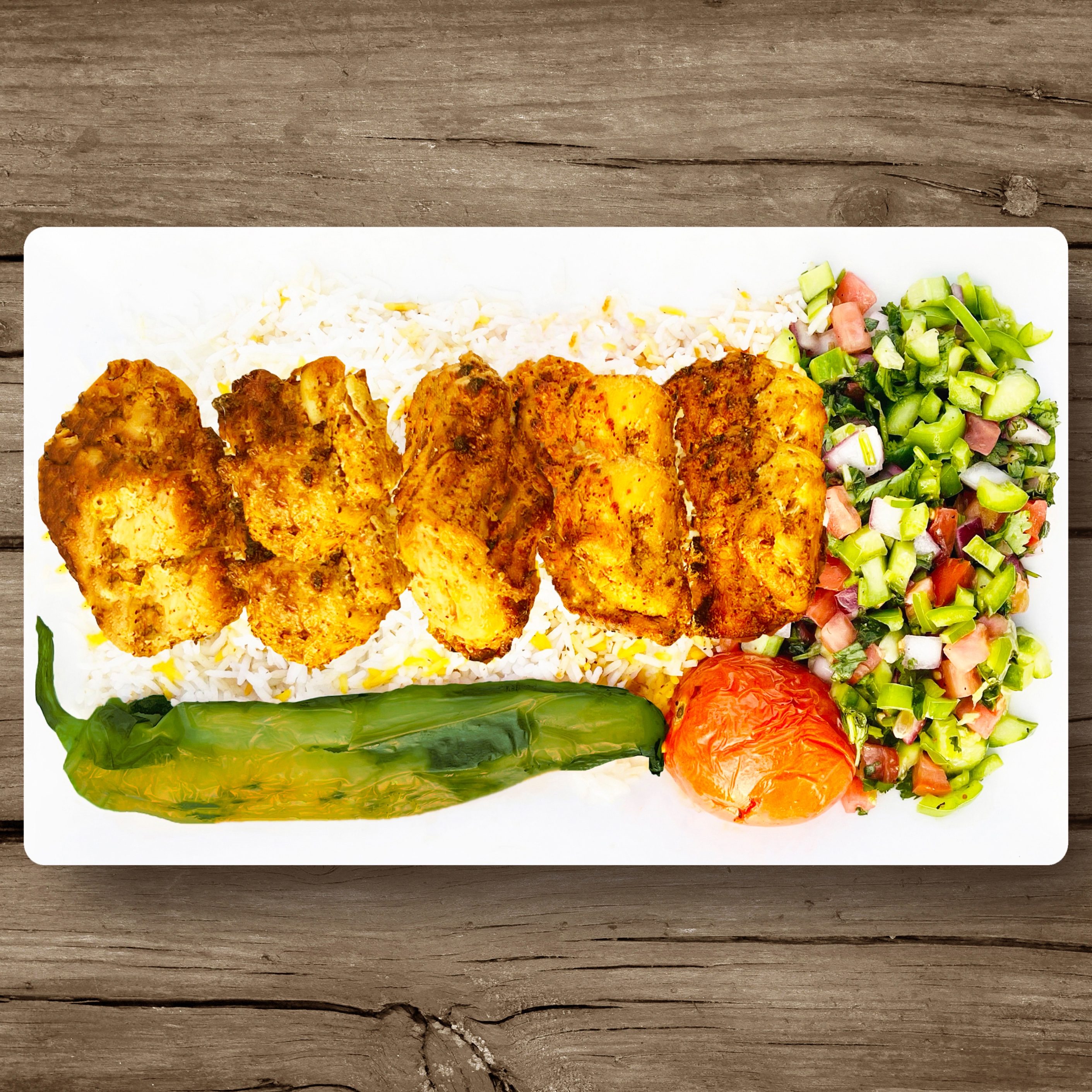 Chicken Thigh Platter.