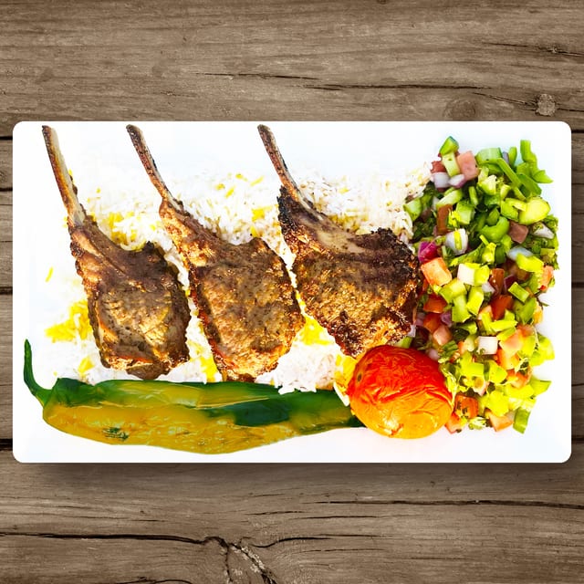 Lamb Chops Platter.