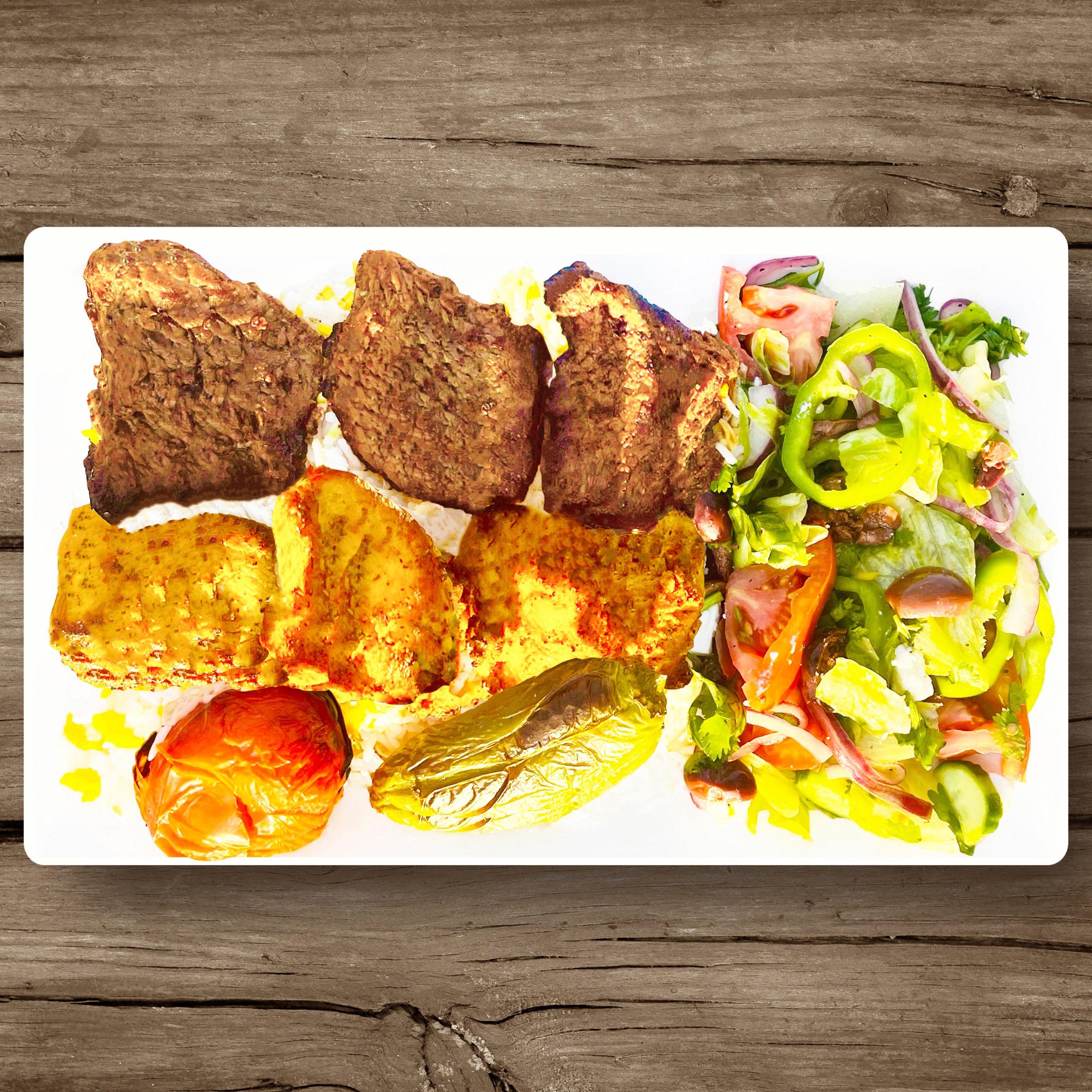 Filet Mignon & Chicken Platter.