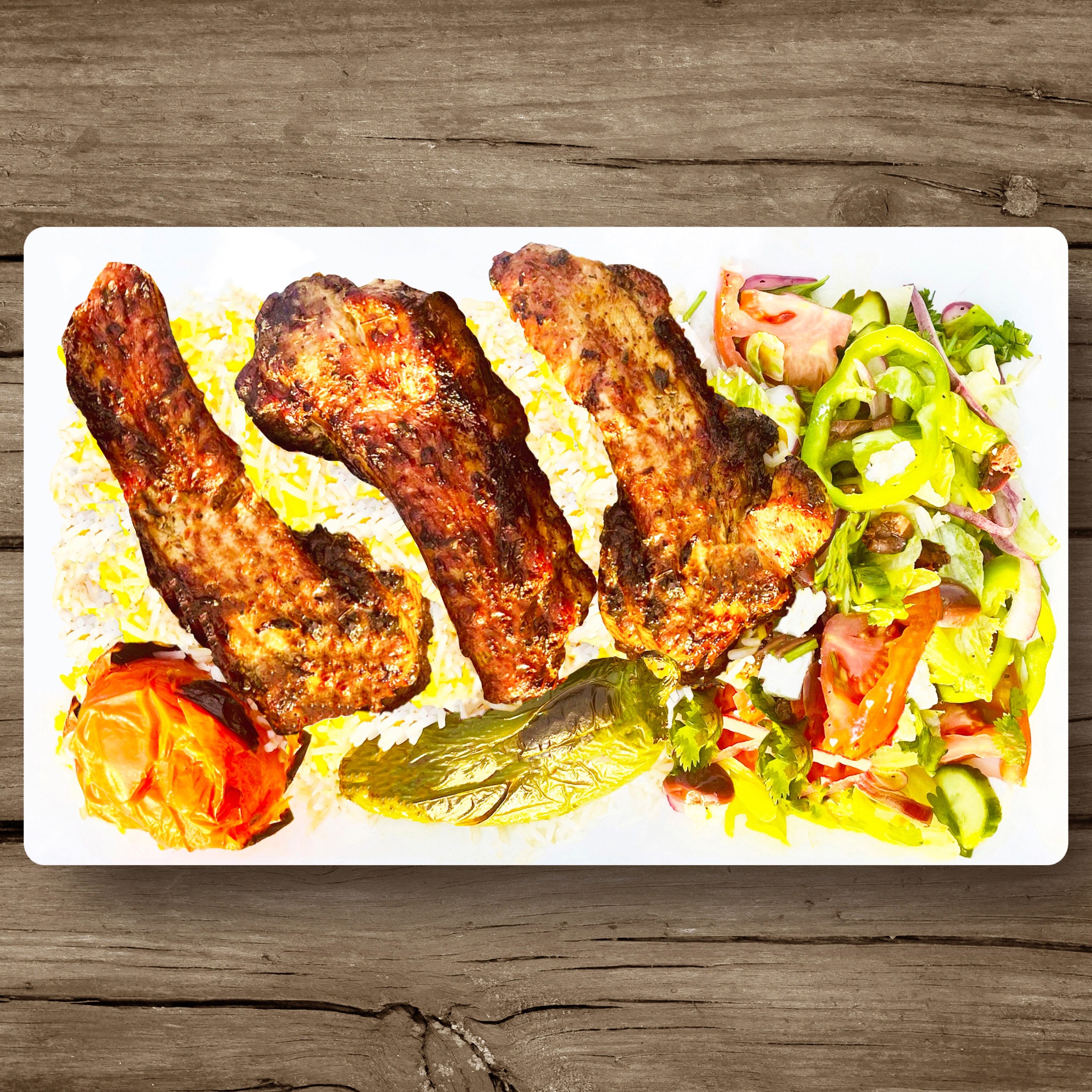 Baby Back Ribs Platter.