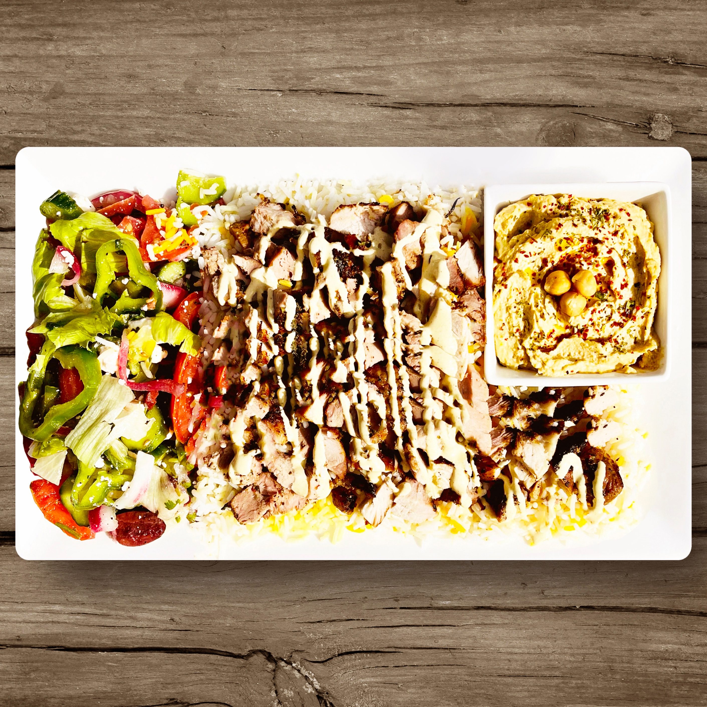Pork Shawarma Platter.