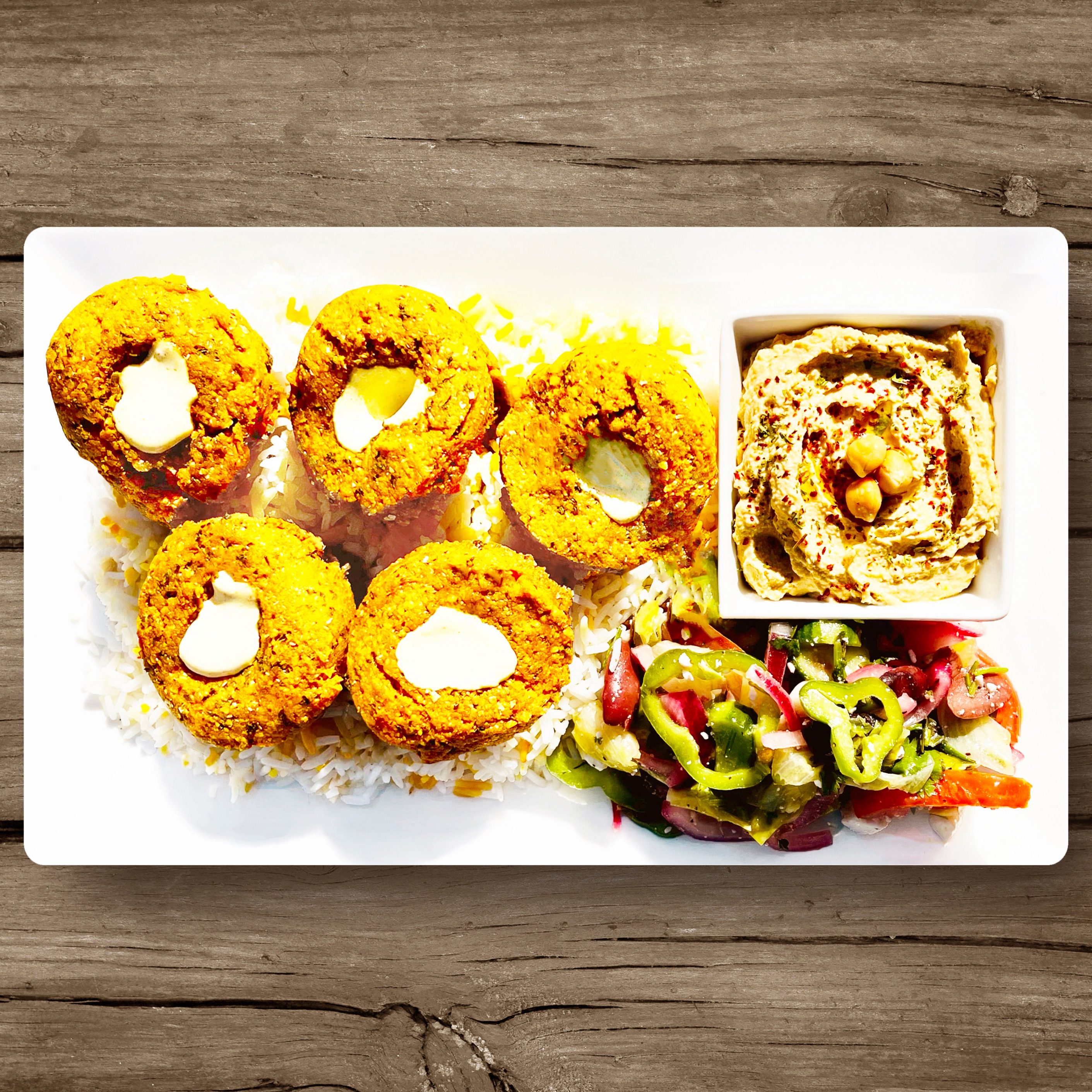 Falafel Platter.