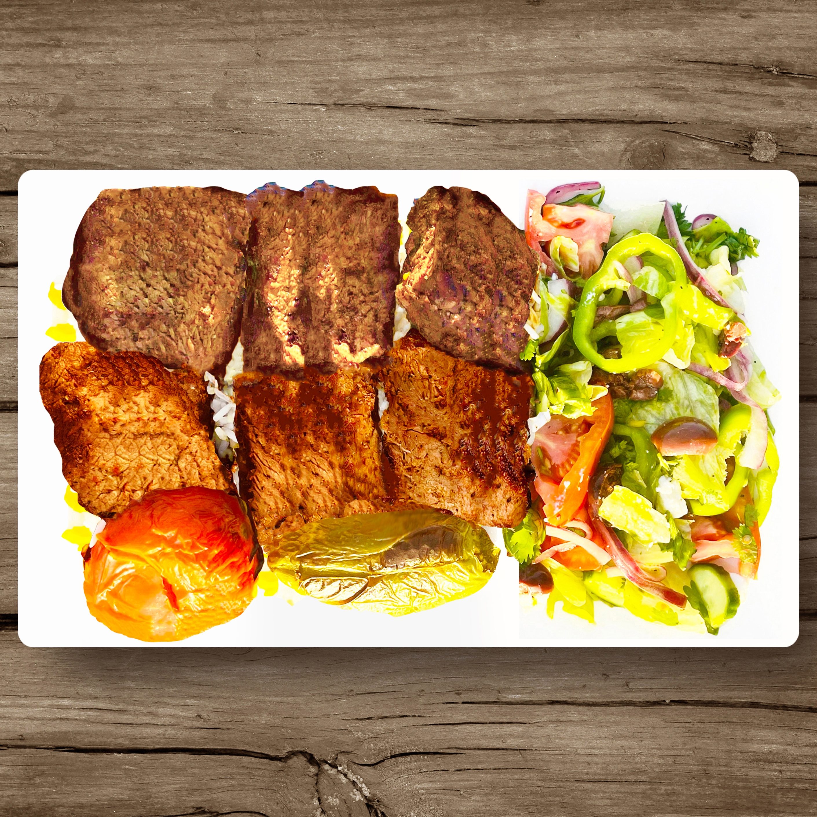 Filet Mignon & Pork Platter.